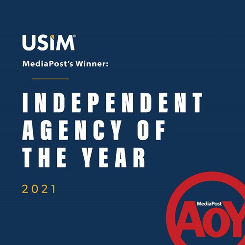 USIM Named the 2021 Independent Media Agency of the Year by MediaPost